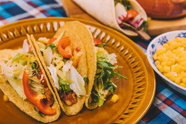 Mexican burritos on a plate